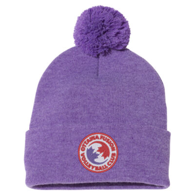Sportsman Adult Embroidered Pom-Pom Toque Thumbnail