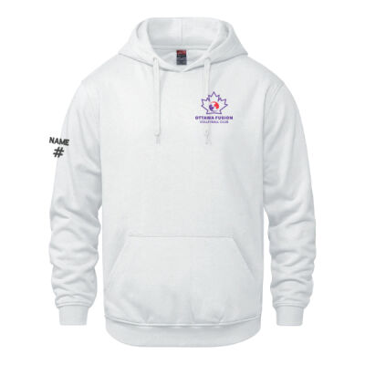 Vault Unisex Fusion Small Leaf Printed Hoodie Thumbnail