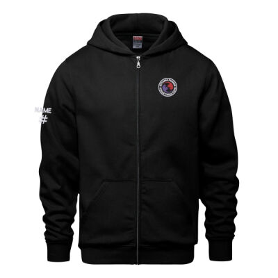 Surfer Youth Fusion Crest Embroidered Zip Up Thumbnail