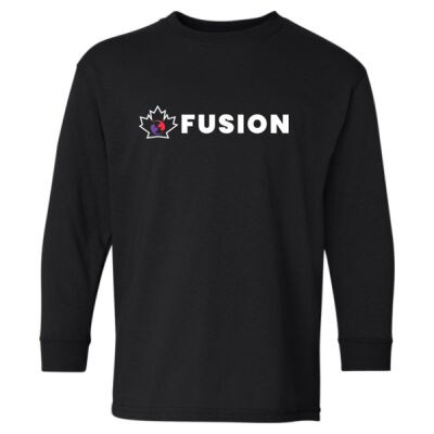 Gildan Youth Fusion Printed Long Sleeve Thumbnail