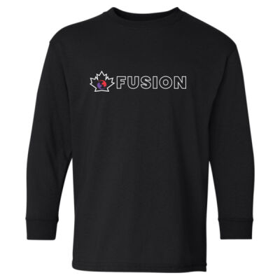 Gildan Youth Fusion Printed Long Sleeve Thumbnail